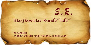 Stojkovits Renátó névjegykártya